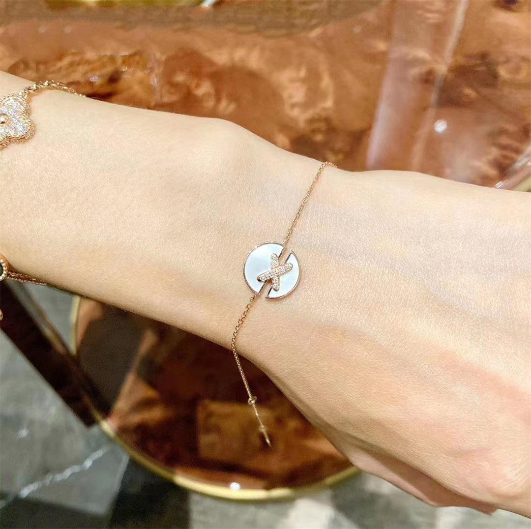 [BLUE TEARS]JEUX DE BRACELET MOP PINK GOLD DIAMONDS
