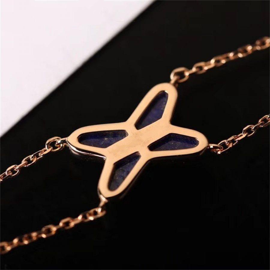 [BLUE TEARS]Hollow Design Four-Leaf Clover Flower Shape Ring
