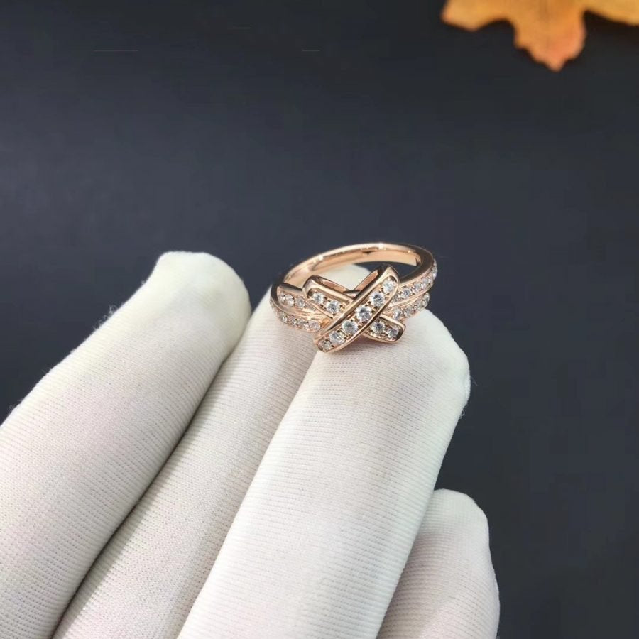 [BLUE TEARS]JEUX DE RING PINK GOLD DIAMOND