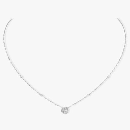 [Blue Tears Jewelry]Diamond Necklace 0,20ct Brilliant Shape Joy