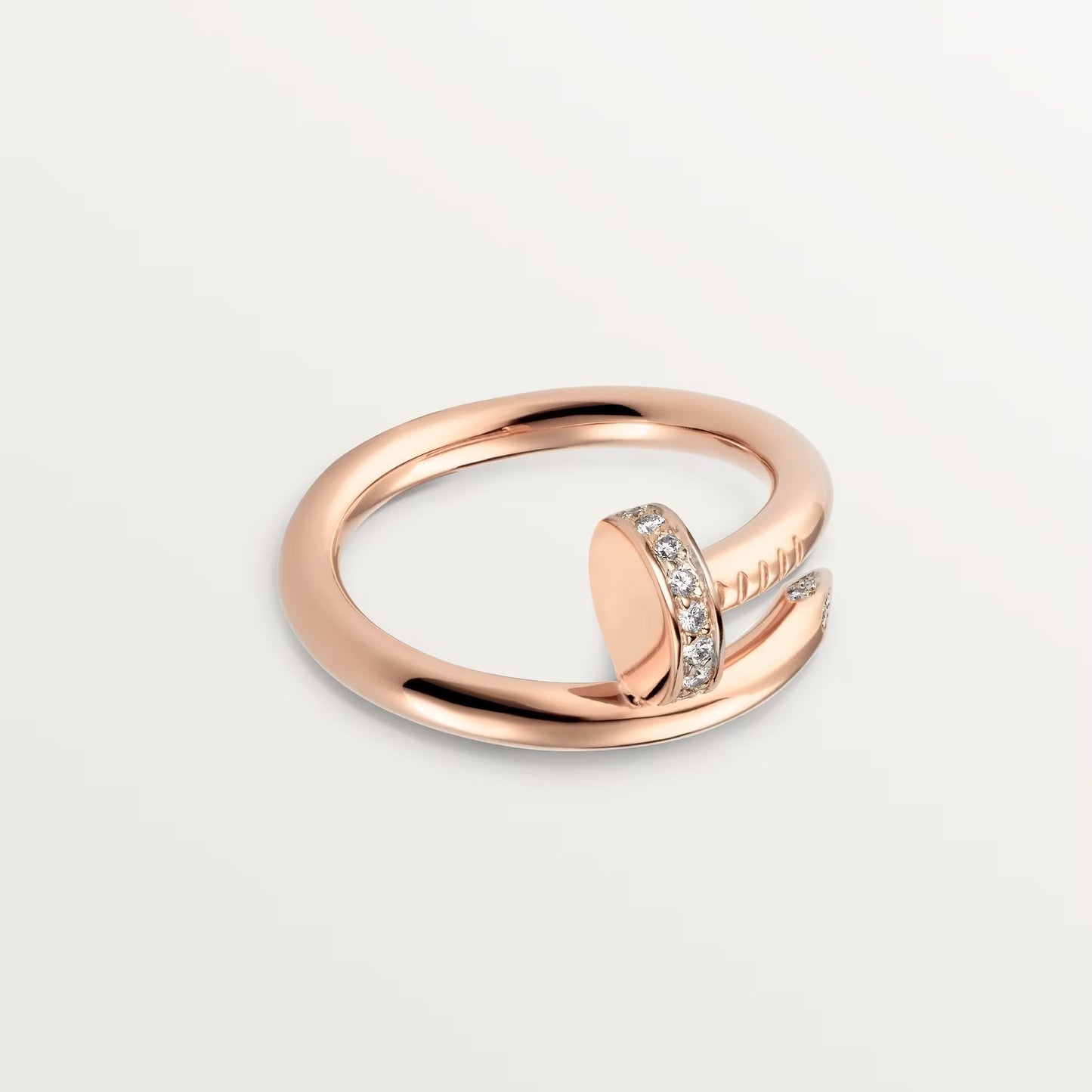 [Blue Tears Jewelry]JUSTE RING 2.6MM HALF DIAMOND
