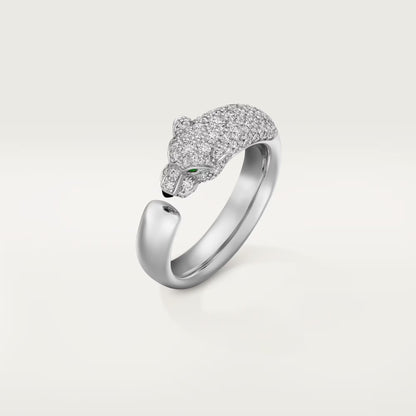 [Blue Tears Jewelry]PANTHERE HALF DIAMOND SMALL RING