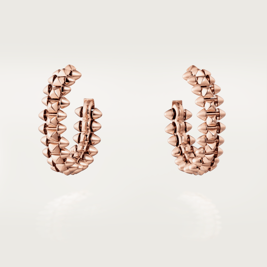 [BLUE TEARS]CLASH SMALL HOOP EARRINGS