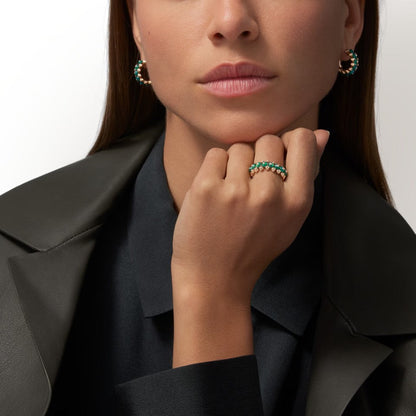 [Blue Tears Jewelry]CLASH 7.9MM AGATE CHALCEDONY RING