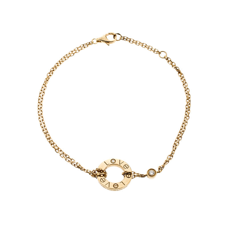 [BLUE TEARS]LOVE BRACELET 2 DIAMOND
