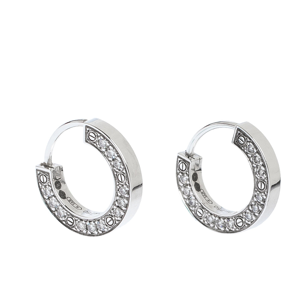 [BLUE TEARS]LOVE DIAMOND EARRINGS
