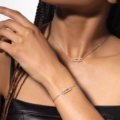 [Blue Tears Jewelry]Baby Move Necklace