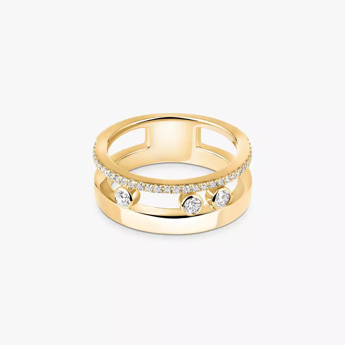 [Blue Tears Jewelry]Move Romane Diamond Ring