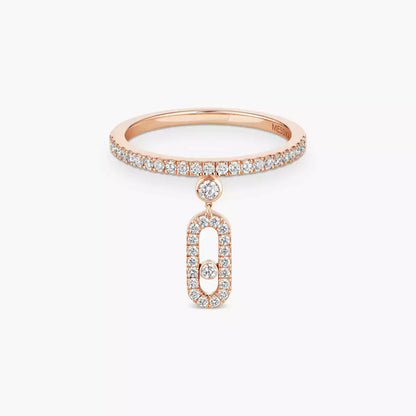 [Blue Tears Jewelry]Move Uno Diamond Ring