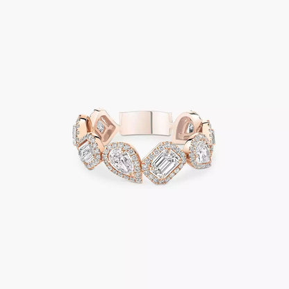 [Blue Tears Jewelry]Diamond Wedding Ring My Twin