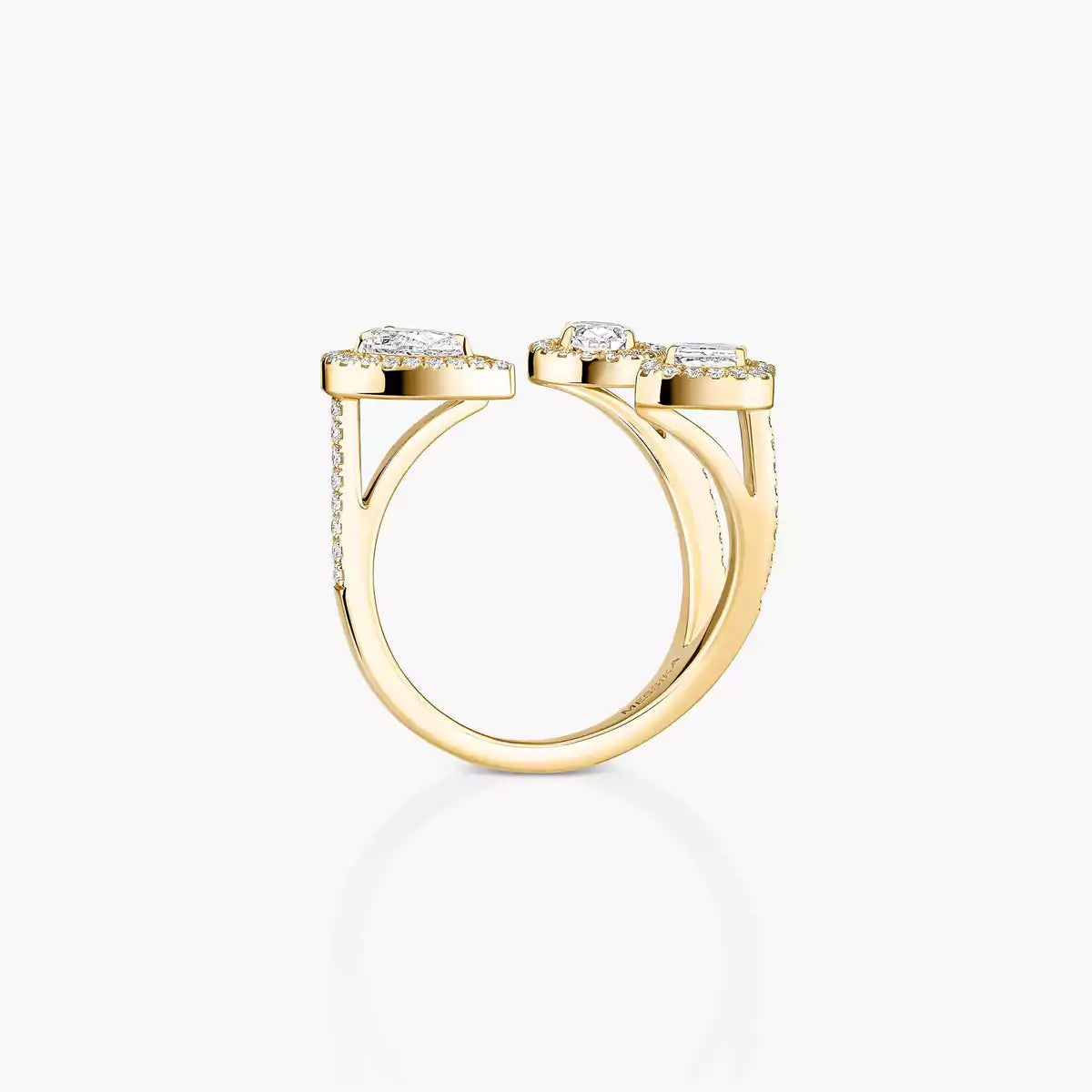 [[Blue Tears Jewelry] Diamond Ring 0,25ct My Twin Trilogy