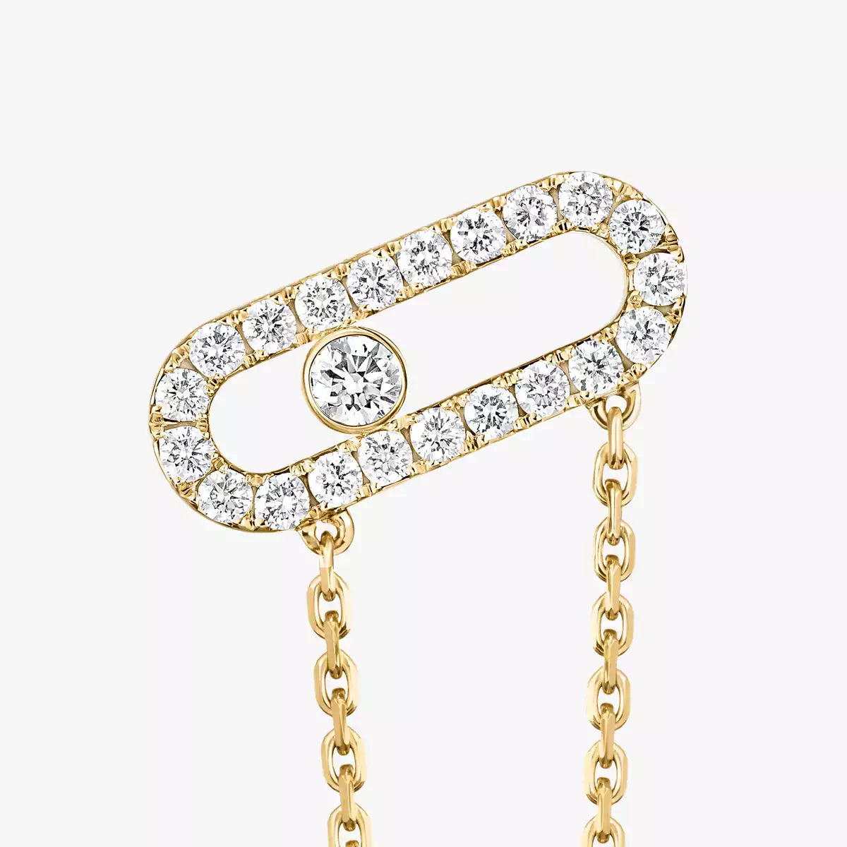 [Blue Tears Jewelry]Move Uno Diamond Earrings