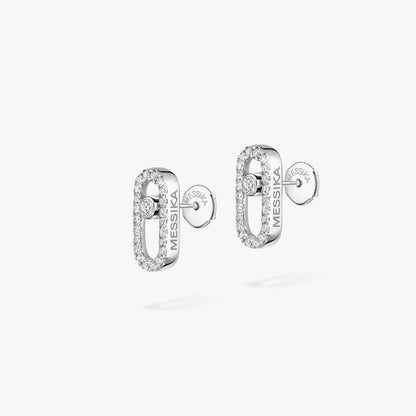 [Blue Tears Jewelry]Move Uno Diamond Earrings
