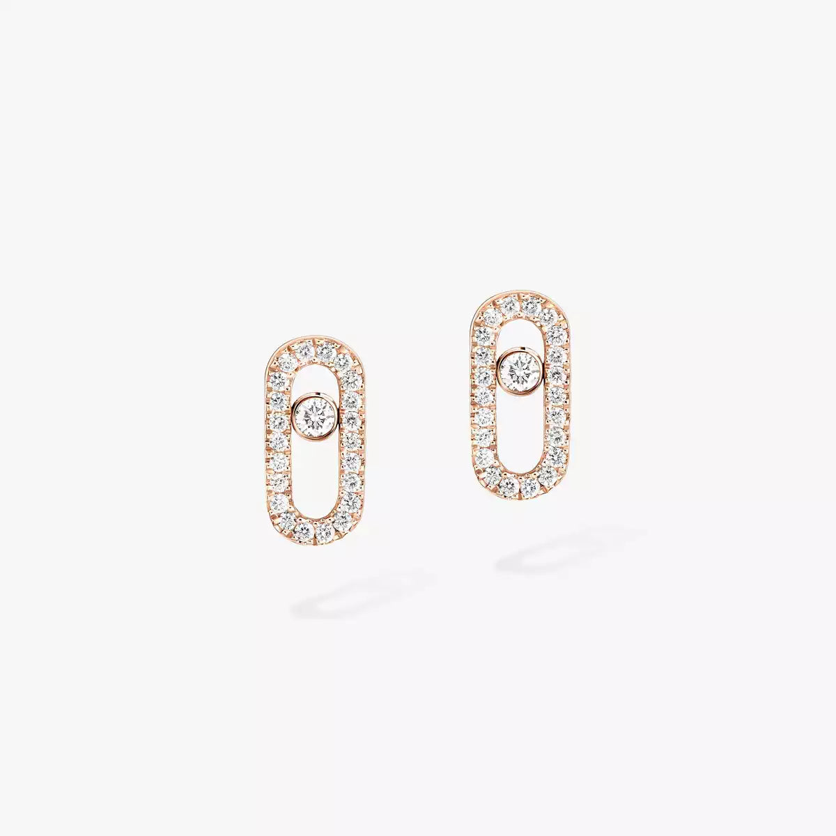 [Blue Tears Jewelry]Move Uno Diamond Earrings