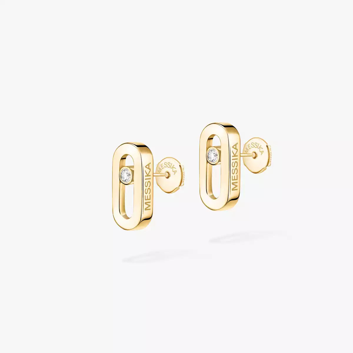 [Blue Tears Jewelry]Move Uno Diamond Stud Earrings