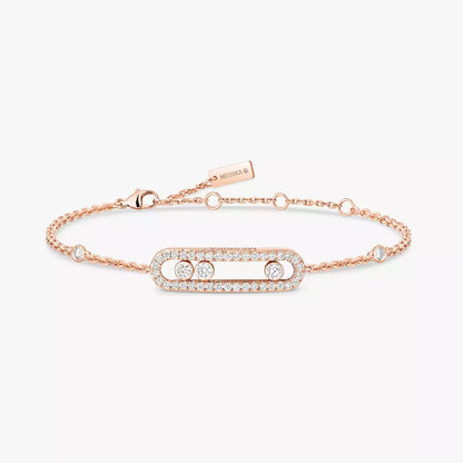 [Blue Tears Jewelry]Pavé Baby Move Diamond Bracelet