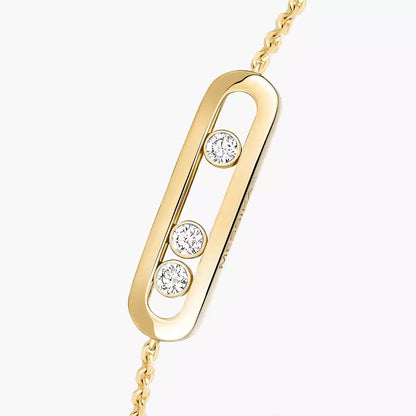 [Blue Tears Jewelry]Baby Move Diamond Bracelet