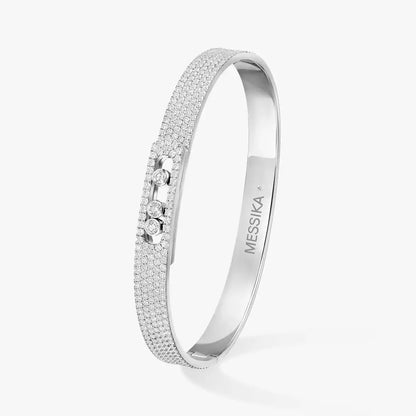 [Blue Tears Jewelry]Move Noa Full Pavé Diamond Bangle Bracelet