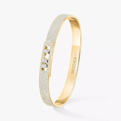 [Blue Tears Jewelry]Move Noa Full Pavé Diamond Bangle Bracelet