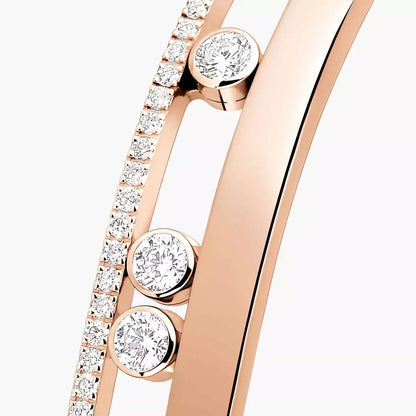 [Blue Tears Jewelry]Move Romane Diamond Bangle Bracelet