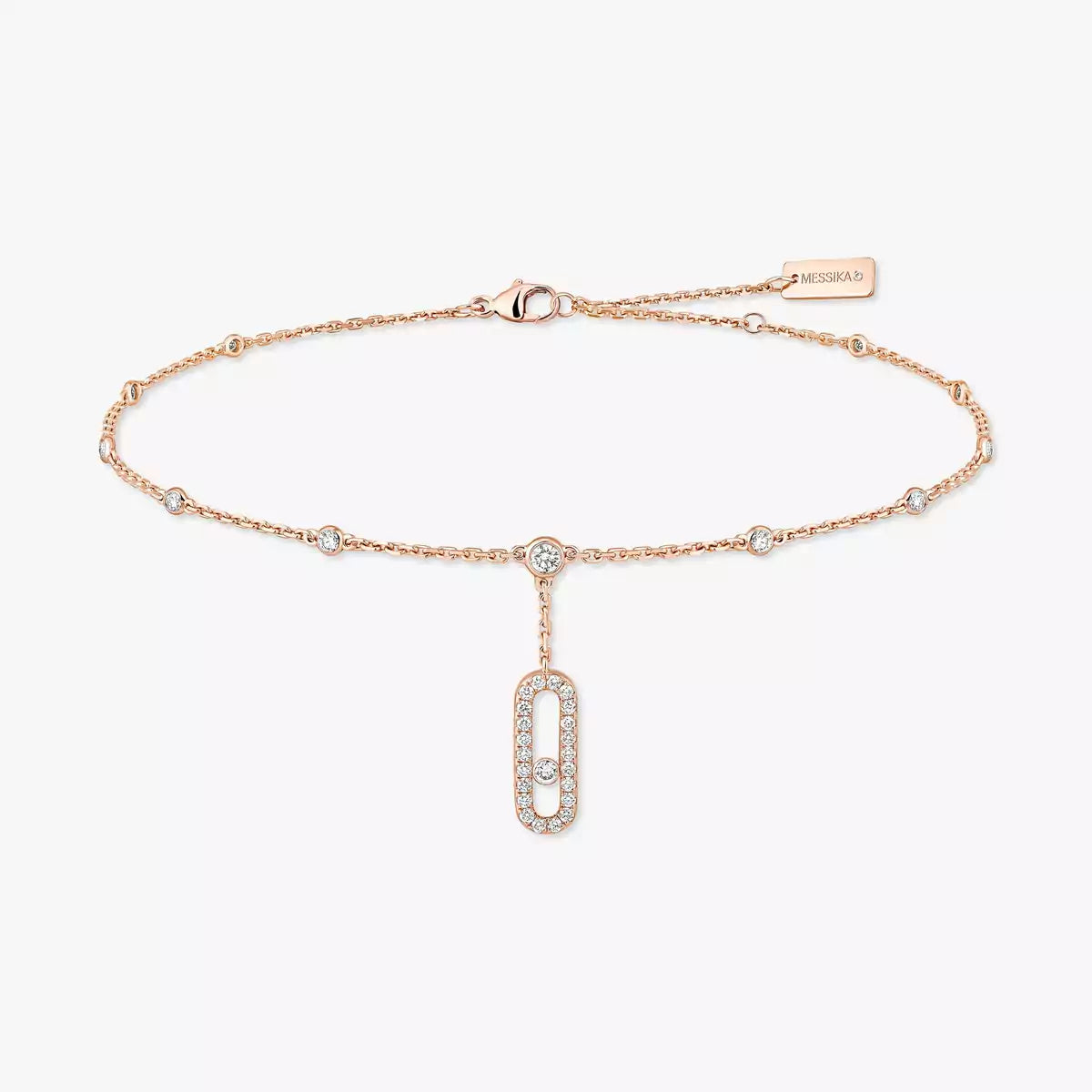 [Blue Tears Jewelry] Move Uno pavé ankle bracelet
