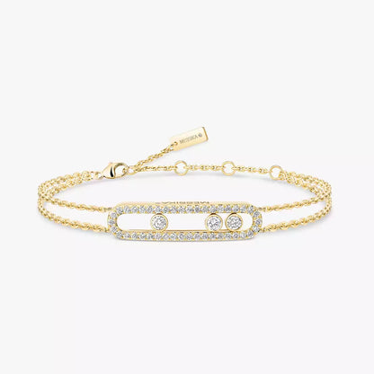 [Blue Tears Jewelry] Move Classique pav¨¦ bracelet