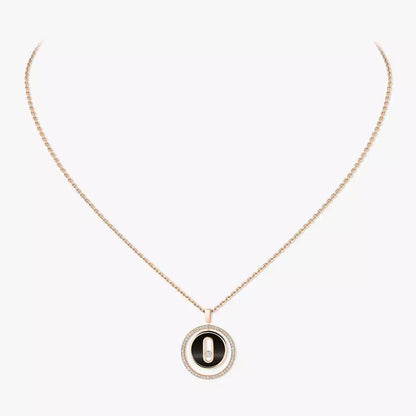 [Blue Tears Jewelry]Lucky Move Diamond Necklace in Rose Gold and White Mother-of-Pearl