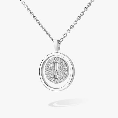 [Blue Tears Jewelry] Lucky Move Diamond Necklace