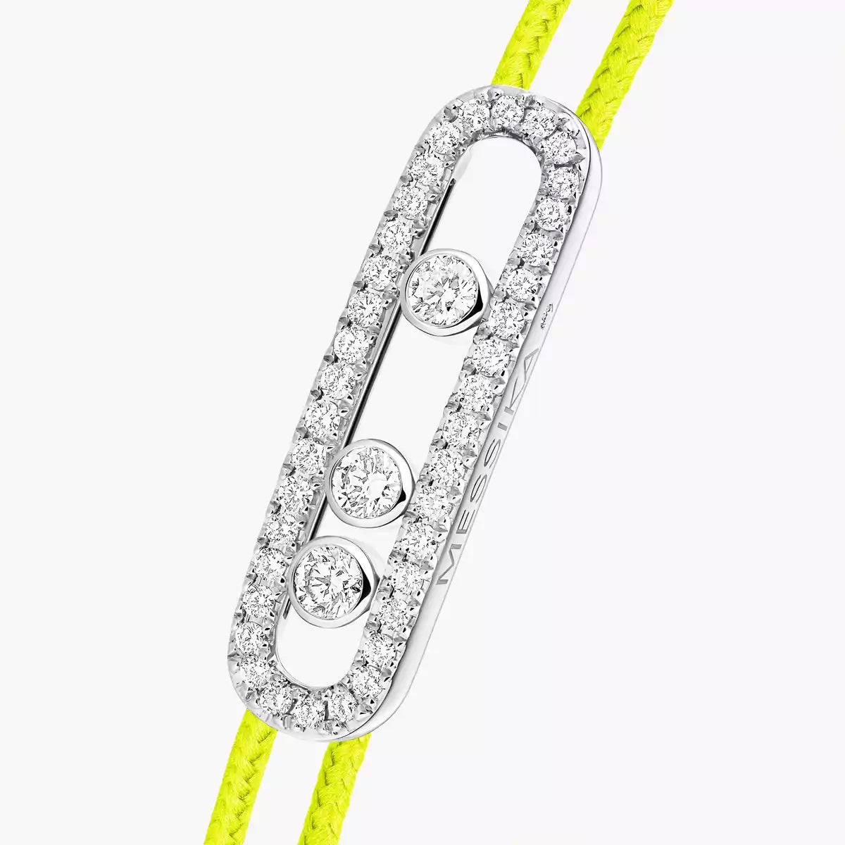 [Blue Tears Jewelry]Messika Care(s) pink cord pavé bracelet