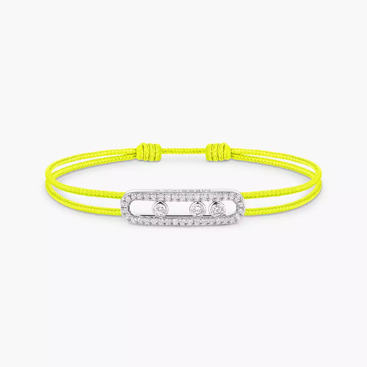 [Blue Tears Jewelry]Messika Care(s) pink cord pavé bracelet
