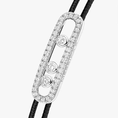 [Blue Tears Jewelry]Messika Care(s) pink cord pavé bracelet