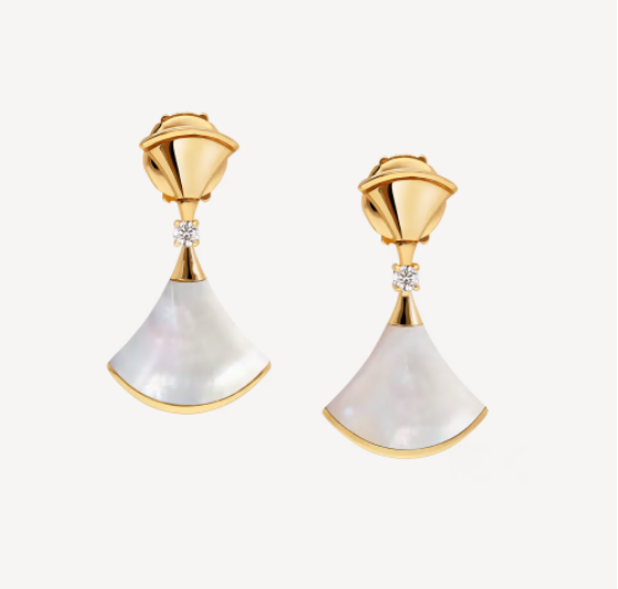 [BLUE TEARS]DREAM MOP 1 DIAMOND EARRINGS