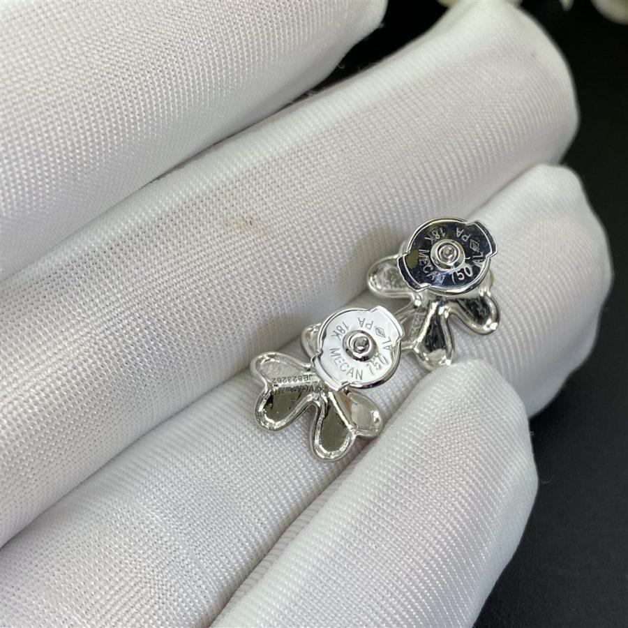[BLUE TEARS]FRIVOLE MINI SILVER FLOWER EARRINGS