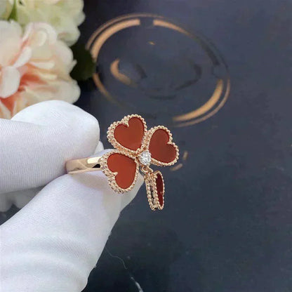 [BLUE TEARS]SWEET CLOVER CARNELIAN RING