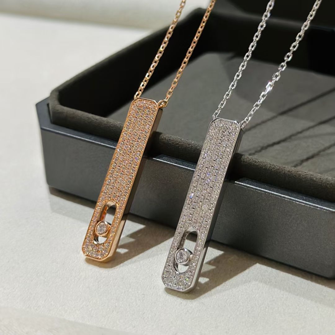 [Blue Tears Jewelry]MY FIRST DIAMOND PAVED NECKLACE