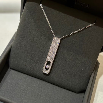[Blue Tears Jewelry]MY FIRST DIAMOND PAVED NECKLACE