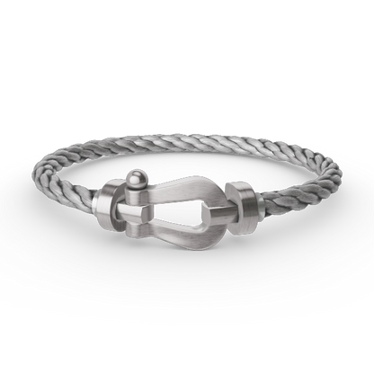 [BLUE TEARS]FORCE LARGE HORSESHOE NO DIAMOND BRACELET SILVER