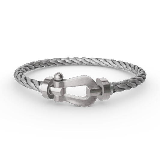 [BLUE TEARS]FORCE LARGE HORSESHOE NO DIAMOND BRACELET SILVER