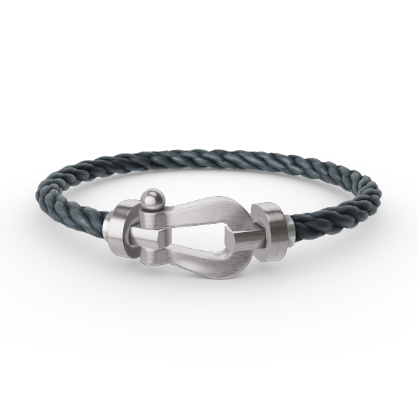 [BLUE TEARS]FORCE LARGE HORSESHOE NO DIAMOND BRACELET SILVER