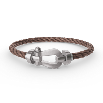 [BLUE TEARS]FORCE LARGE HORSESHOE NO DIAMOND BRACELET SILVER