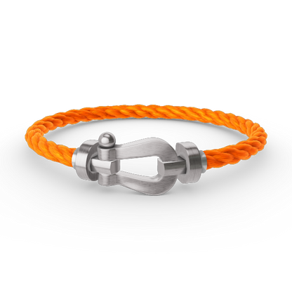 [BLUE TEARS]FORCE LARGE HORSESHOE NO DIAMOND BRACELET SILVER