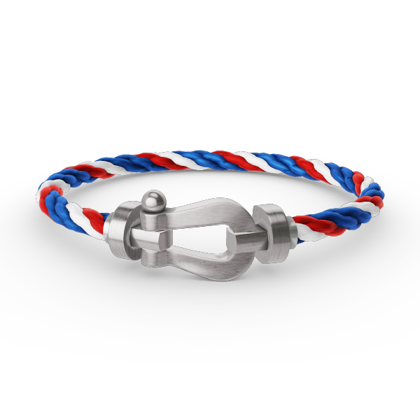 [BLUE TEARS]FORCE LARGE HORSESHOE NO DIAMOND BRACELET SILVER