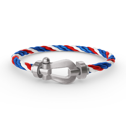 [BLUE TEARS]FORCE LARGE HORSESHOE NO DIAMOND BRACELET SILVER