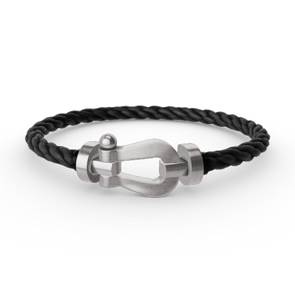 [BLUE TEARS]FORCE LARGE HORSESHOE NO DIAMOND BRACELET SILVER