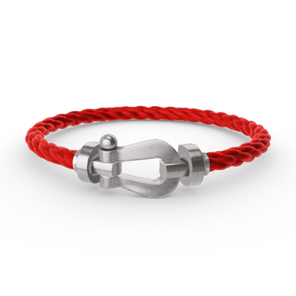 [BLUE TEARS]FORCE LARGE HORSESHOE NO DIAMOND BRACELET SILVER