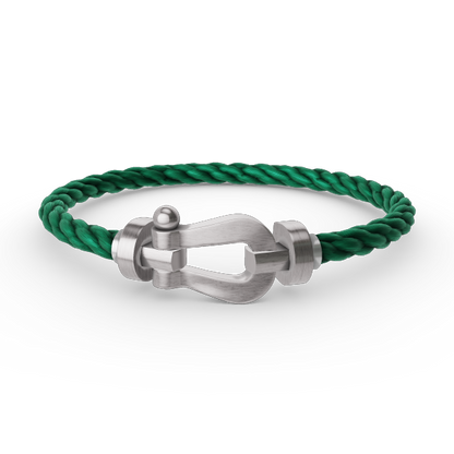[BLUE TEARS]FORCE LARGE HORSESHOE NO DIAMOND BRACELET SILVER