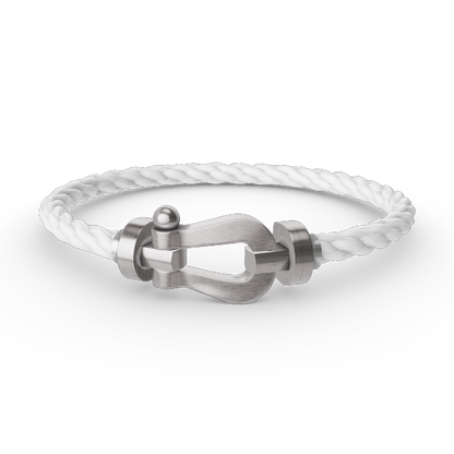[BLUE TEARS]FORCE LARGE HORSESHOE NO DIAMOND BRACELET SILVER